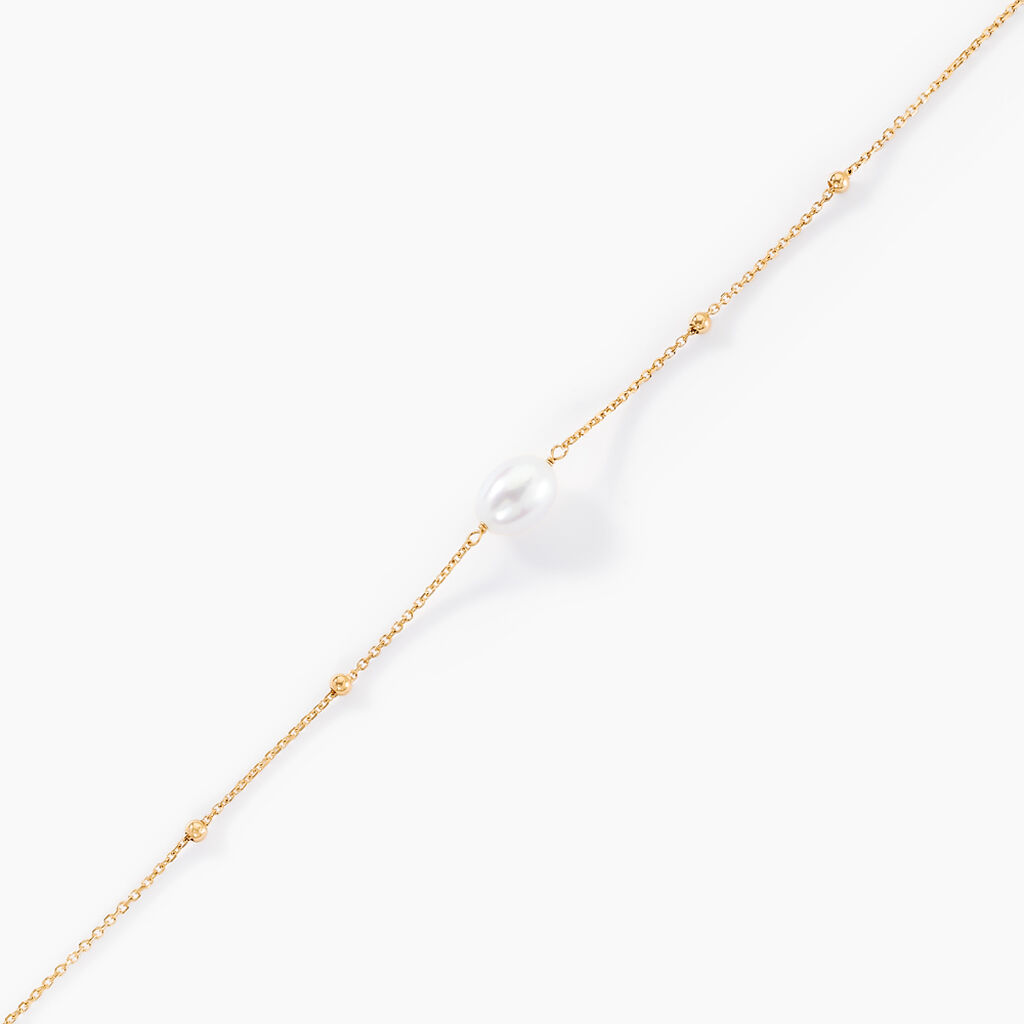 Bracelet Pearly Or Jaune Perle De Culture - F&ecirc;te des m&egrave;res Femme | Histoire d&rsquo;Or
