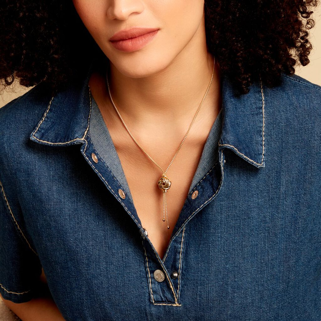 Collier Nina Or Jaune - Colliers Femme | Histoire d’Or
