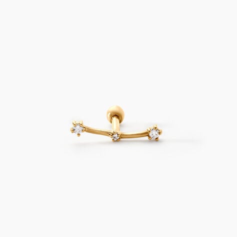 Piercing Tierra Or Jaune Oxyde De Zirconium - Bijoux Femme | Histoire d’Or