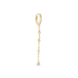 Créole Unitaire Opaleen Plaqué Or Jaune Oxyde De Zirconium Oxyde - Boucles d'oreilles créoles Femme | Histoire d’Or