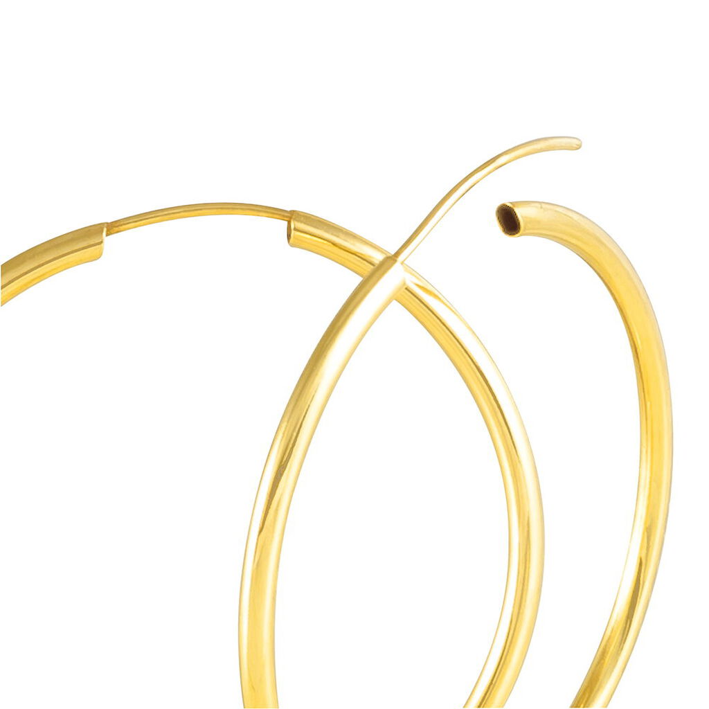 Créoles Valencina Or Jaune - Boucles d'oreilles créoles Femme | Histoire d’Or