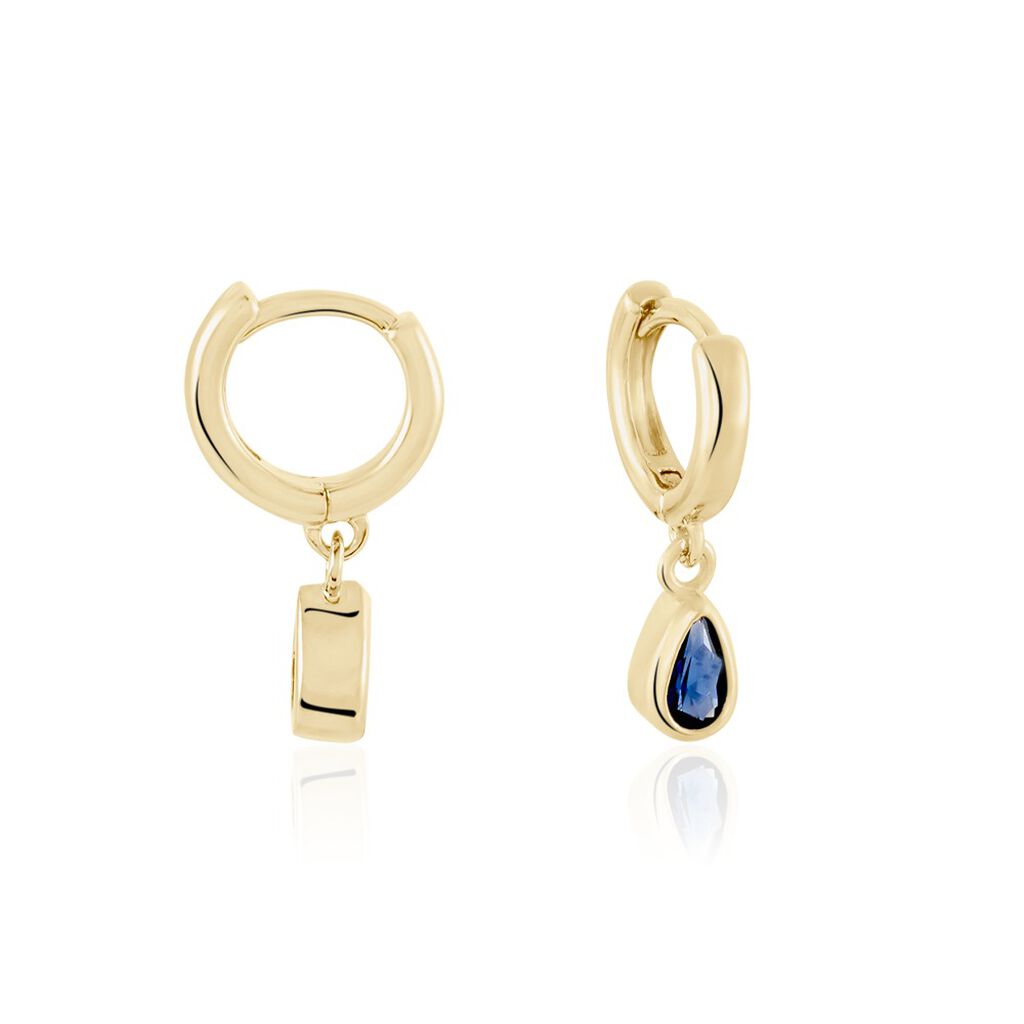 Créoles Plaqué Or Heikospinelle - Boucles d'oreilles créoles Femme | Histoire d’Or