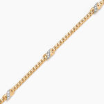 Bracelet Lamyae Plaqu&eacute; Or Jaune Oxyde De Zirconium - Bracelets Femme | Histoire d&rsquo;Or