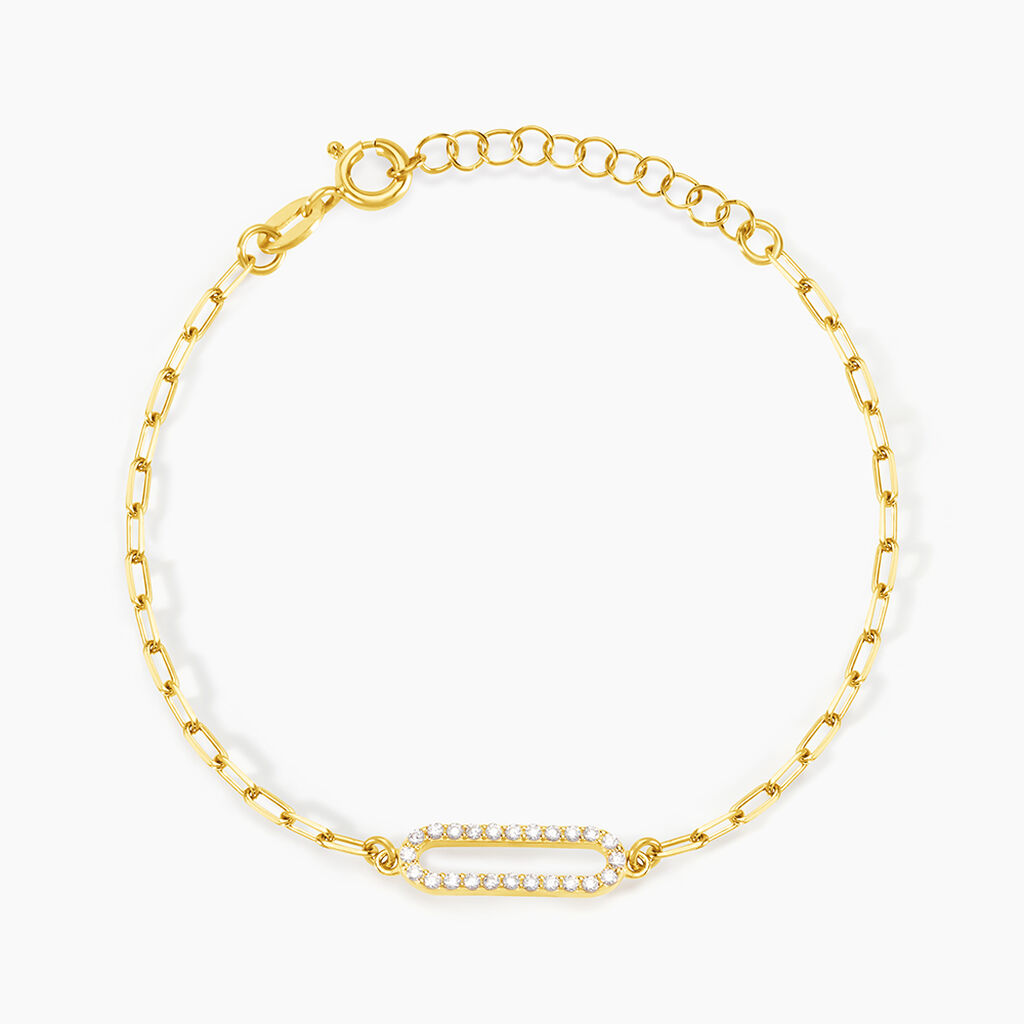 Bracelet Isabel Argent Jaune Oxyde De Zirconium - Nouveautés Femme | Histoire d’Or
