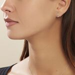 Cr&eacute;oles Or Jaune Aaren Diamants - Boucles d'oreilles cr&eacute;oles Femme | Histoire d&rsquo;Or