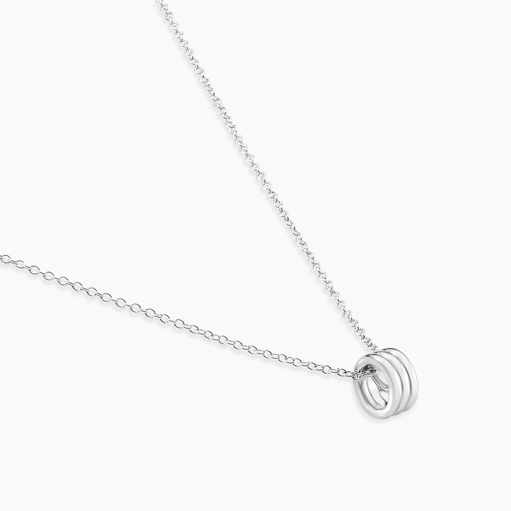 Collier Antho Argent Blanc - Colliers fantaisie Homme | Histoire d&rsquo;Or