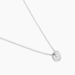 Collier Antho Argent Blanc - Colliers fantaisie Homme | Histoire d&rsquo;Or