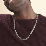 Collier Cadia Acier Blanc - Colliers Homme | Histoire d&rsquo;Or