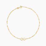 Cha&icirc;ne De Cheville Carlisa Argent Dor&eacute; A L'Or 750/1000 - Cha&icirc;nes de cheville Femme | Histoire d&rsquo;Or