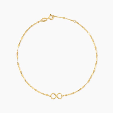Cha&icirc;ne De Cheville Carlisa Argent Dor&eacute; A L'Or 750/1000 - Cha&icirc;nes de cheville Femme | Histoire d&rsquo;Or