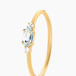 Bague Jardin Secret Or Jaune Topaze Oxyde De Zirconium - Bagues solitaires Femme | Histoire d&rsquo;Or