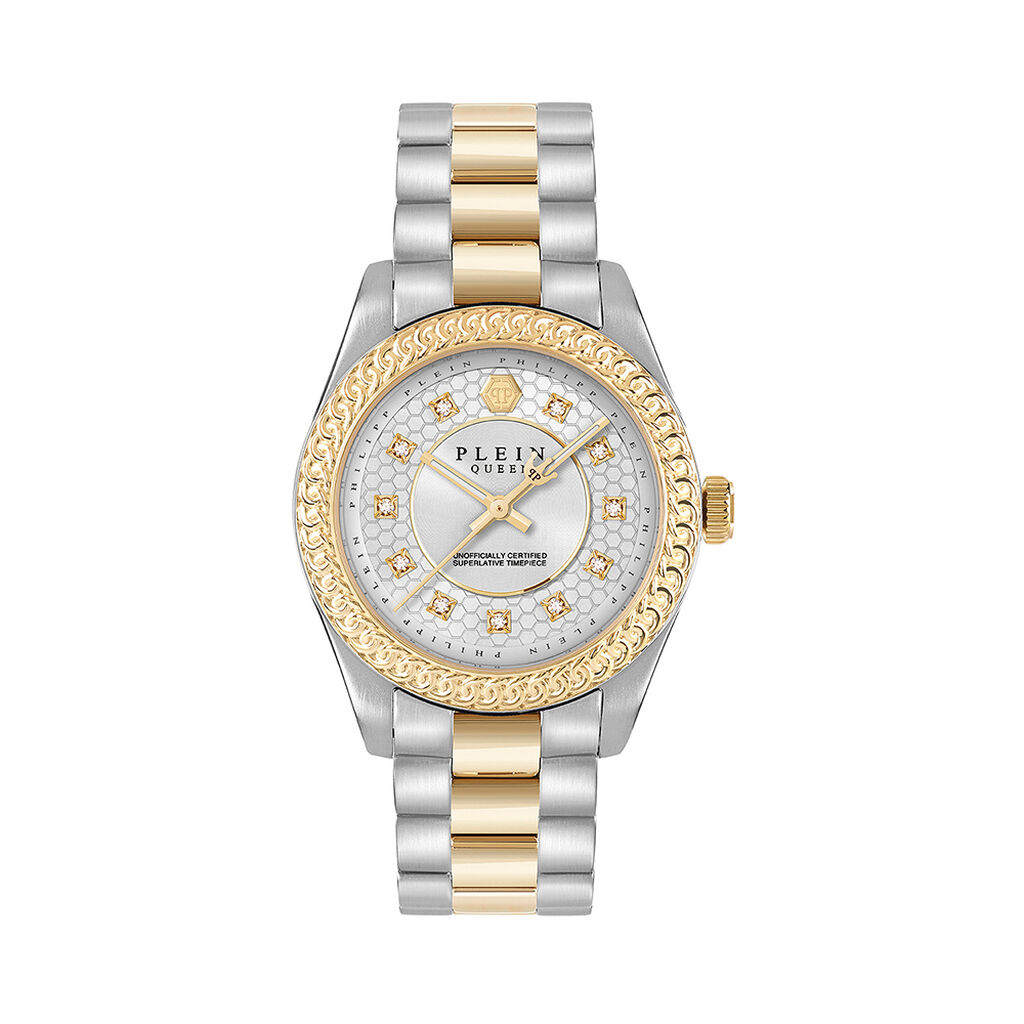 Montre Philipp Plein Rock Couture Argent&eacute; - Montres Femme | Histoire d&rsquo;Or