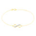 Bracelet Maryeme Infini Glitter Or Jaune - Bracelets Infini Femme | Histoire d’Or