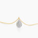 Collier Pear C Or Jaune Diamant - Colliers Femme | Histoire d’Or