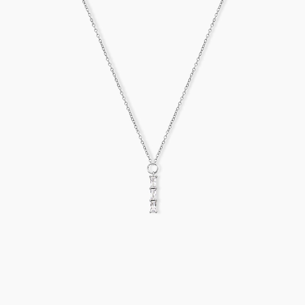 Collier Nikolia Argent Blanc Oxyde De Zirconium - Nouveautés Femme | Histoire d’Or