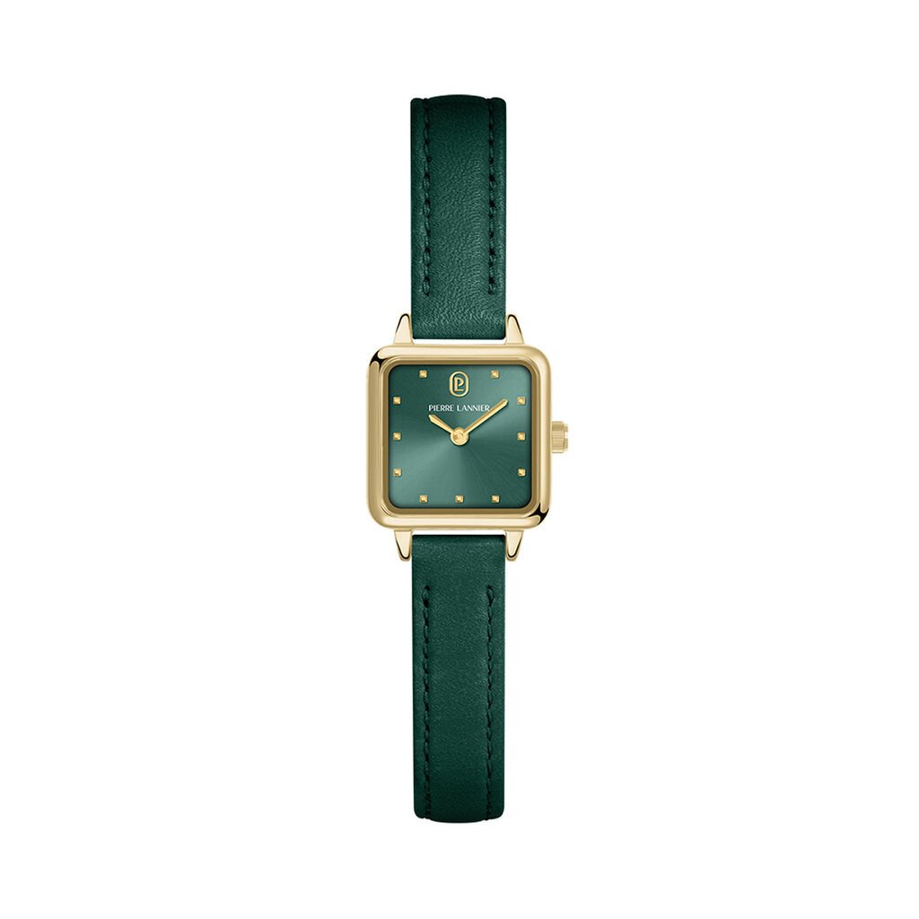 Montre Pierre Lannier Lannier Neora Vert - Montres Femme | Histoire d&rsquo;Or