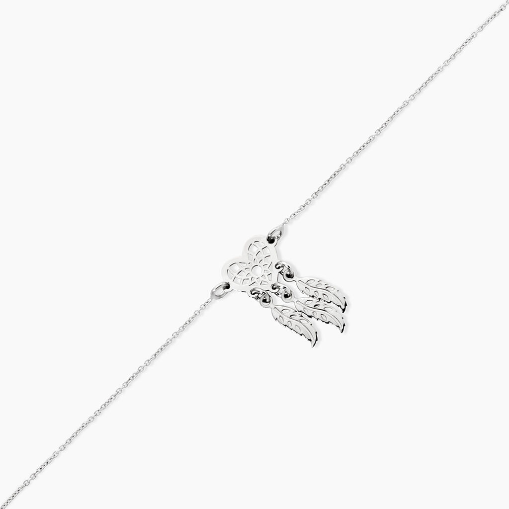Bracelet Argent Blanc Sebastina - Bracelets Femme | Histoire d&rsquo;Or