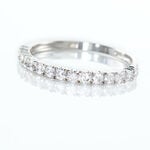 Alliance Julietta Or Blanc Oxyde De Zirconium - Alliances Femme | Histoire d&rsquo;Or