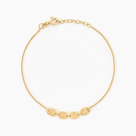 Bracelet Lueur Argent Dor&eacute; A L'Or 750/1000 - Bijoux sans pierre Femme | Histoire d&rsquo;Or
