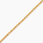 Bracelet Cordelia Maille Corde Or Jaune - Bracelets cha&icirc;ne Femme | Histoire d&rsquo;Or