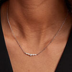 Collier Blaine Argent Blanc Perle De Culture - Colliers fantaisie Femme | Histoire d&rsquo;Or