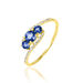 Bague Chloe Or Jaune Saphir Et Diamant