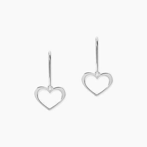 Boucles D'oreilles Pendantes Cosima Argent Blanc - Boucles d'oreilles fantaisie Femme | Histoire d&rsquo;Or