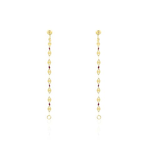 Boucles D'oreilles Pendantes Or Jaune Asteria - Boucles d'oreilles pendantes Femme | Histoire d’Or