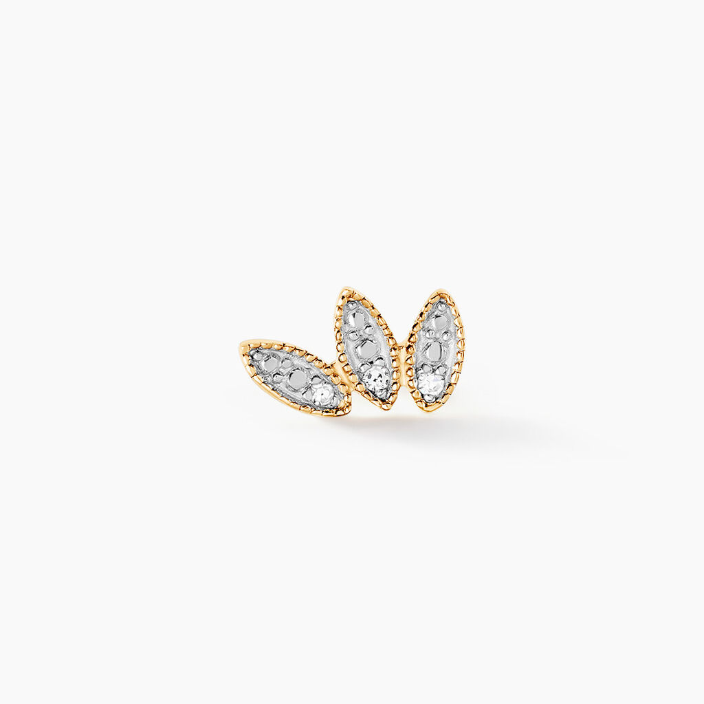 Piercing Piroska Or Jaune Diamant