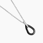 Collier Amaris Argent Blanc C&eacute;ramique Et Oxyde De Zirconium - Colliers fantaisie Femme | Histoire d&rsquo;Or