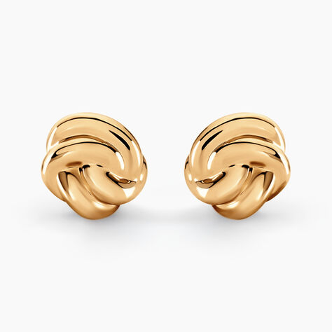 Boucles D'oreilles Puces Ism&egrave;ne Plaqu&eacute; Or Dor&eacute; - Boucles d'oreilles fantaisie Femme | Histoire d&rsquo;Or