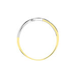 Bague Brixia Or Bicolore Diamant - Bagues avec pierre Femme | Histoire d&rsquo;Or