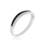 Bague Liraz Argent Blanc Oxyde De Zirconium - Bagues avec pierre Femme | Histoire d&rsquo;Or