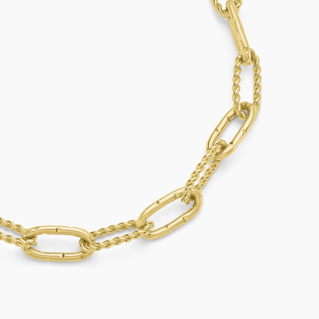 Collier Andria Acier Jaune - Colliers fantaisie Femme | Histoire d’Or
