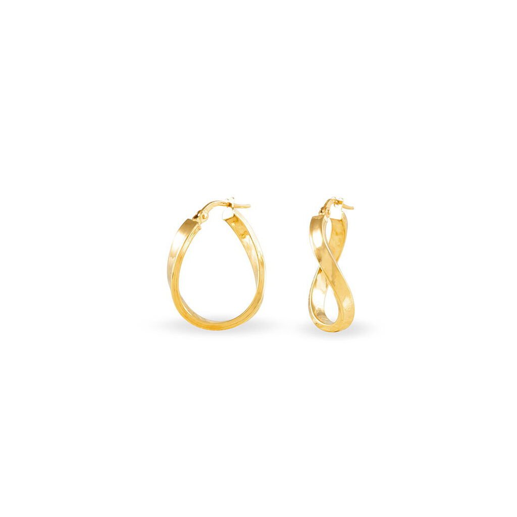 Créoles Silla Or Jaune - Boucles d'oreilles créoles Femme | Histoire d’Or