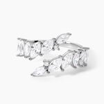 Bague Tapis Rouge Argent Blanc Oxyde De Zirconium - Bagues avec pierre Femme | Histoire d&rsquo;Or