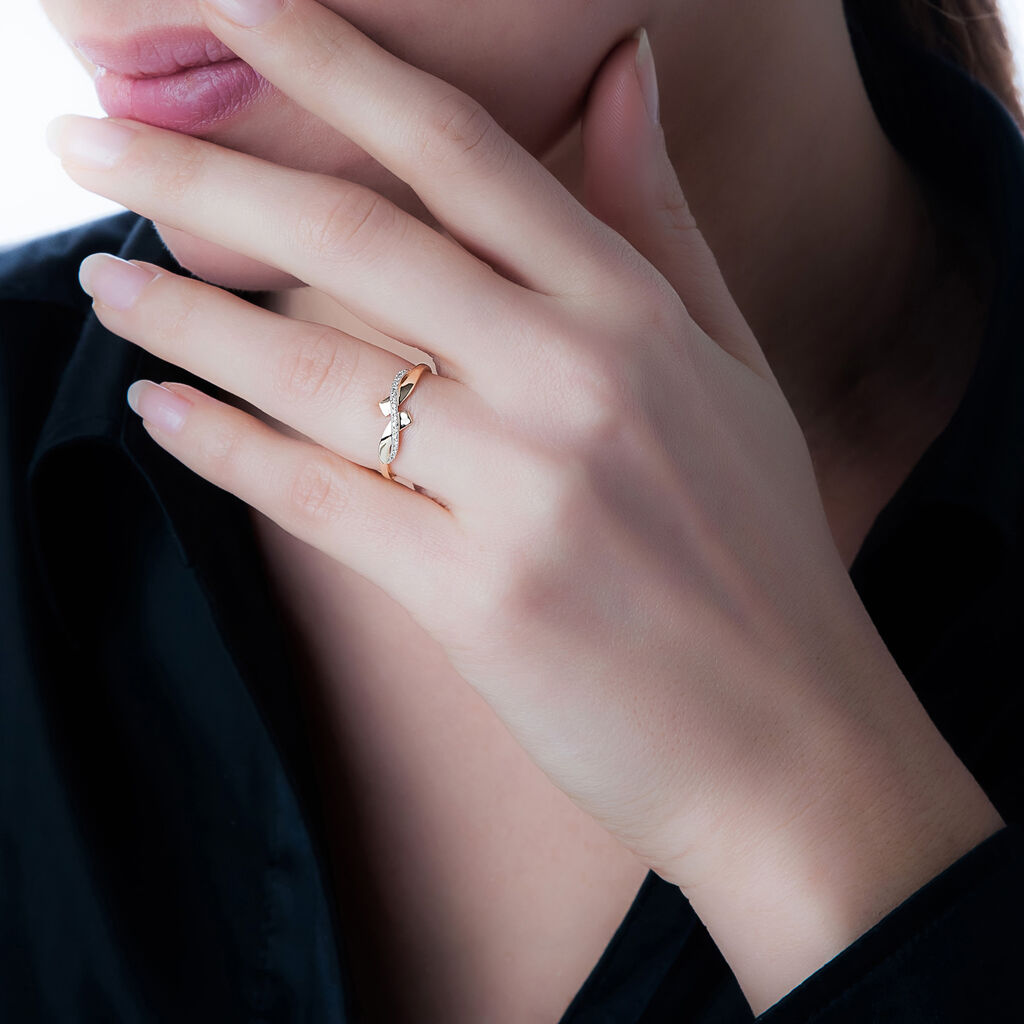 Bague Beata Or Jaune Diamant - Bagues avec pierre Femme | Histoire d’Or
