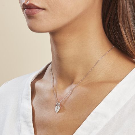 Pendentif Axelia Argent Blanc - Pendentifs Famille | Histoire d’Or