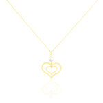 Collier Double Ajoure Or Jaune Perle De Culture - Colliers Femme | Histoire d&rsquo;Or