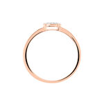 Bague Princesse Or Rose Diamant - Bagues avec pierre Femme | Histoire d&rsquo;Or