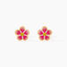 Boucles D'oreilles Puces Syna Fleur Or Jaune - Clous d'oreilles Enfant | Histoire d’Or