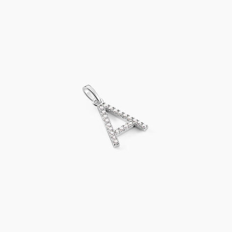 Pendentif Klementine Or Blanc Oxyde De Zirconium - Pendentifs Femme | Histoire d’Or