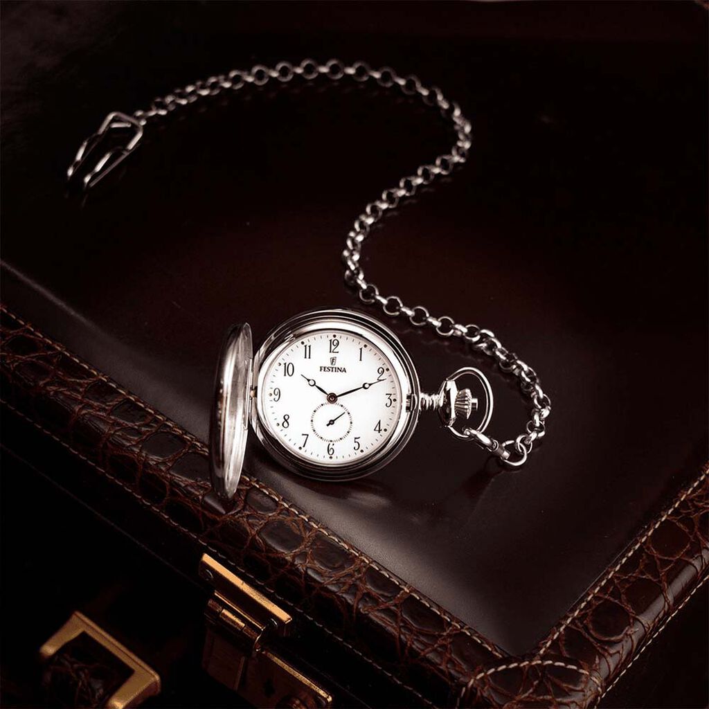 Montre Festina Gousset Blanc - Montres Homme | Histoire d’Or