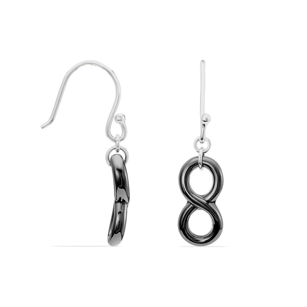 Boucles D'oreilles Pendantes Alicia Argent Blanc Céramique - Boucles d'oreilles fantaisie Femme | Histoire d’Or