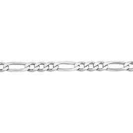 Chaîne Vivian Maille Alternee 1/3 Argent Blanc - Chaines Homme | Histoire d’Or
