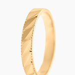 Alliance Facetee Or Jaune - Alliances Unisex | Histoire d&rsquo;Or
