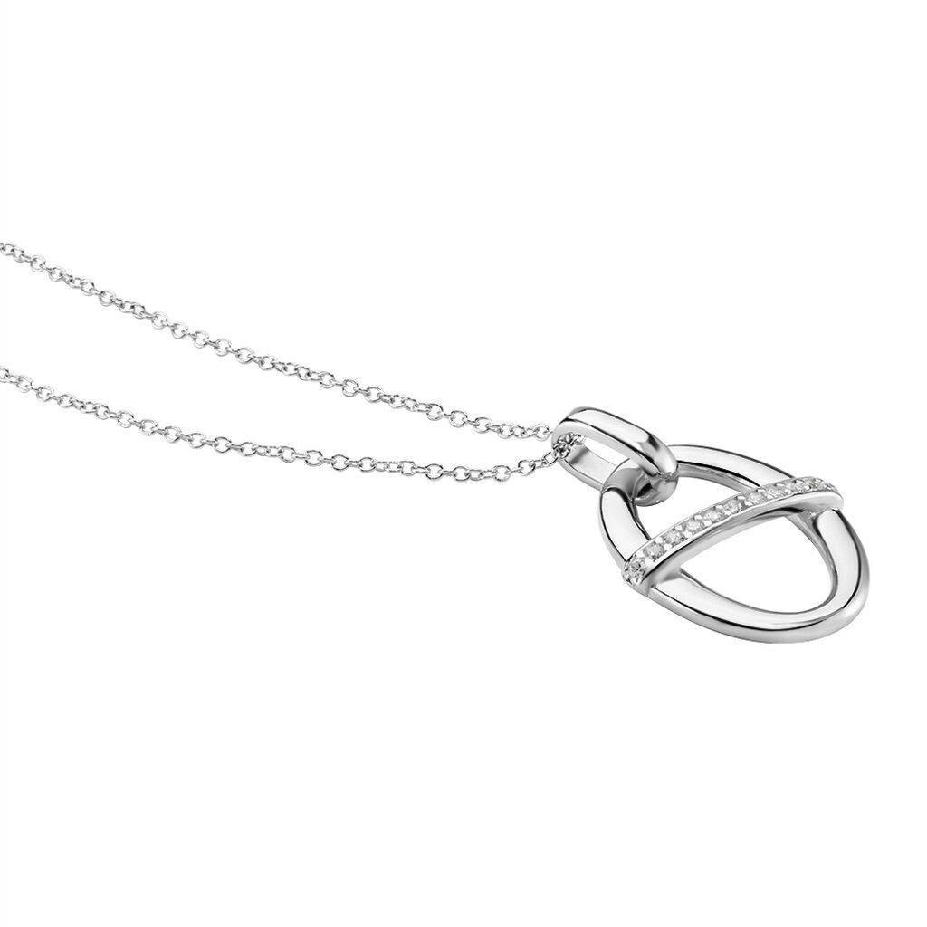 Collier Argent Sabri Oxydes De Zirconium - Colliers fantaisie Femme | Histoire d’Or