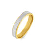 Alliance Beatrice Ruban Plat Or Bicolore
