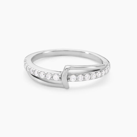 Bague Pernilla Argent Blanc Oxyde De Zirconium - Bagues avec pierre Femme | Histoire d’Or