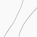 Collier Arletty Argent Blanc - Bijoux sans pierre Femme | Histoire d&rsquo;Or